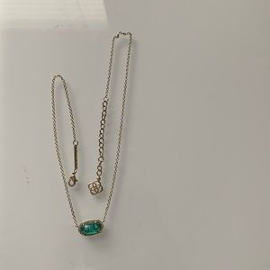 Kendra Scott Gold chain with turquoise stone